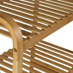 CASA Helge Estanteria Con Rueda Natural| Carritos