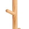 CASA Holda Perchero De Pared 3 Ganchos Natural| Percheros