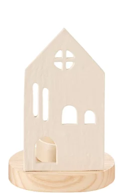CASA Home Soporte Para Vela Pequena Blanco, Natural| Soprortes Para Velitas