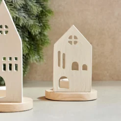 CASA Home Soporte Para Vela Pequena Blanco, Natural| Soprortes Para Velitas