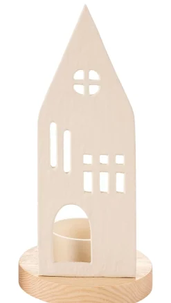CASA Home Soporte Para Vela Pequena Blanco, Natural| Soprortes Para Velitas