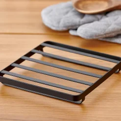 CASA Industria Salvamanteles Negro| Accesorios De Cocina