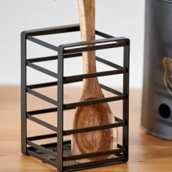 CASA Industria Soporte Para Utensilios Negro| Accesorios De Cocina