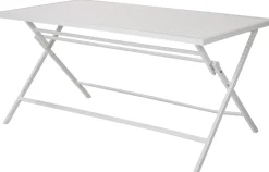 CASA Jesse Mesa Plegable Blanco| Mesas De Jardín