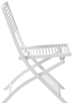 CASA Jesse Silla Plegable Blanco, Beis| Sillas De Jardín