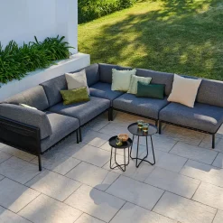 CASA Jumbo Silla Esquinera Negro| Conjuntos Lounge