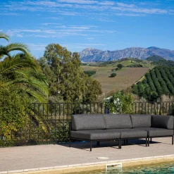 CASA Jumbo Silla Esquinera Negro| Conjuntos Lounge