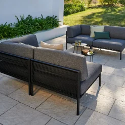 CASA Jumbo Silla Esquinera Negro| Conjuntos Lounge