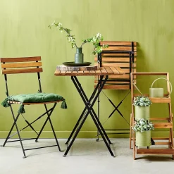 CASA Kapas Mesa Plegable Natural| Mesas De Jardín