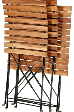 CASA Kapas Mesa Plegable Natural| Mesas De Jardín