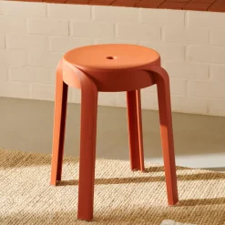 CASA Karlus Taburete Terracota| Taburetes