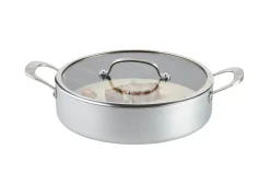 CASA Kastrol Olla Con Tapa Plateado| Sartenes