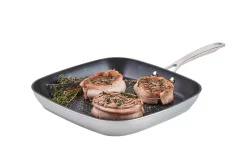 CASA Kastrol Plancha Plateado| Sartenes