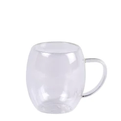 CASA Lagom Taza De Doble Pared Transparente| Tacitas