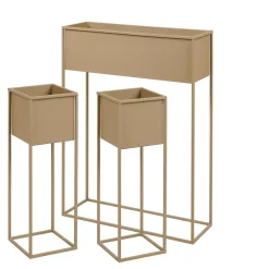 CASA Largo Macetero Caqui| Soportes Para Plantas