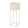 CASA Largo Macetero Crema| Soportes Para Plantas