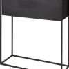 CASA Largo Macetero Negro| Soportes Para Plantas