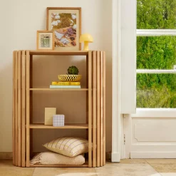 CASA Latto Estanteria De Pared Natural| Estanterías