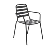 CASA Liva Silla Negro| Sillas De Jardín