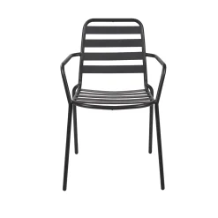 CASA Liva Silla Negro| Sillas De Jardín