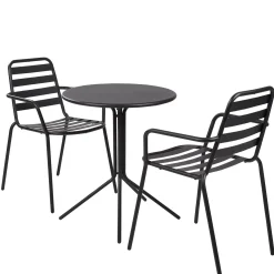 CASA Liva Silla Negro| Sillas De Jardín