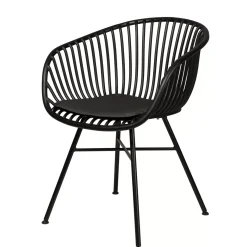 CASA Loic Silla Negro| Sillas De Jardín
