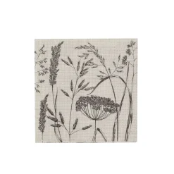 CASA Lolium Beige Paquete De 20 Servilletas Beis| Servilletas