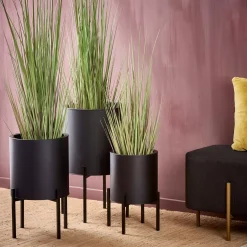 CASA Lounge Macetero Negro| Maceteros De Jardín