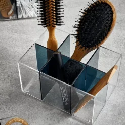 CASA Luxacryl Organizador Transparente| Accesorios De Tocador