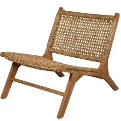CASA Madura Silla Lounge Natural| Sillas Lounge
