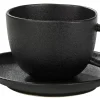 CASA Magma Taza Y Plato Negro| Tazas