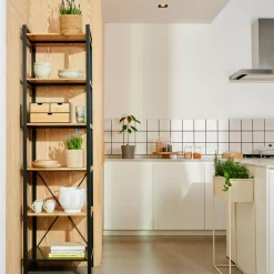 CASA Marcel Estanteria De Pared Negro| Estantes