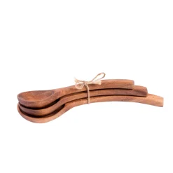 CASA Marcus Cuchara Juego De 3 Natural| Instrumentos De Cocina