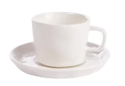 CASA Marea Tacita Taza Y Plato Blanco| Tazas