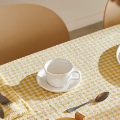 CASA Marea Taza Y Plato Blanco| Tazas