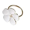 CASA Marguerite Anillo Servilleta Blanco| Anillos Para Servilletas