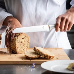 CASA Masterchef Cuchillo De Pan Plateado| Cuchillos De Carne
