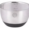CASA Masterchef Tazon Para Mezclar Plateado| Instrumentos De Cocina