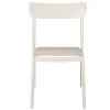 CASA Mavas Silla Apilable Blanco| Sillas De Jardín