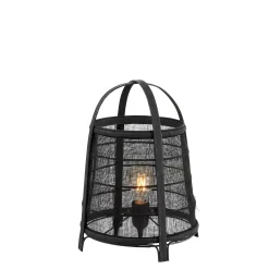 CASA Maya Lampara De Mesa Negro| Lamparas De Mesa