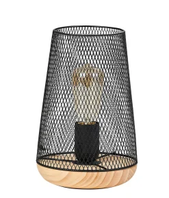 CASA Mesh Lampara De Mesa Negro| Lamparas De Mesa