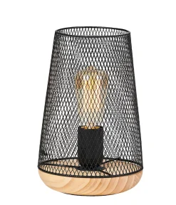 CASA Mesh Lampara De Mesa Negro| Lamparas De Mesa