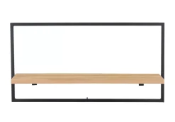 CASA Mix&Match Estanteria De Pared Negro, Natural| Estanterías