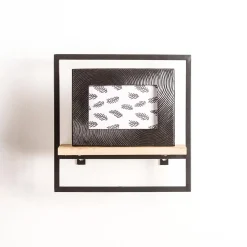 CASA Mix&Match Estanteria De Pared Negro, Natural| Estanterías
