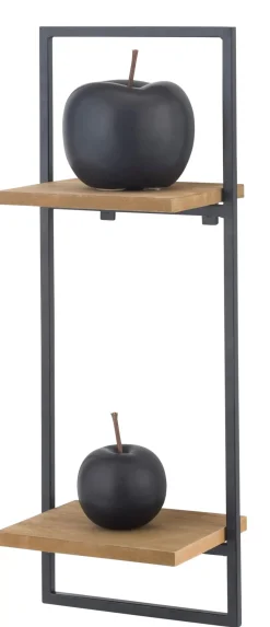 CASA Mix&Match Estanteria De Pared Negro, Natural| Estanterías