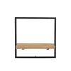 CASA Mix&Match Estanteria De Pared Negro, Natural| Estanterías