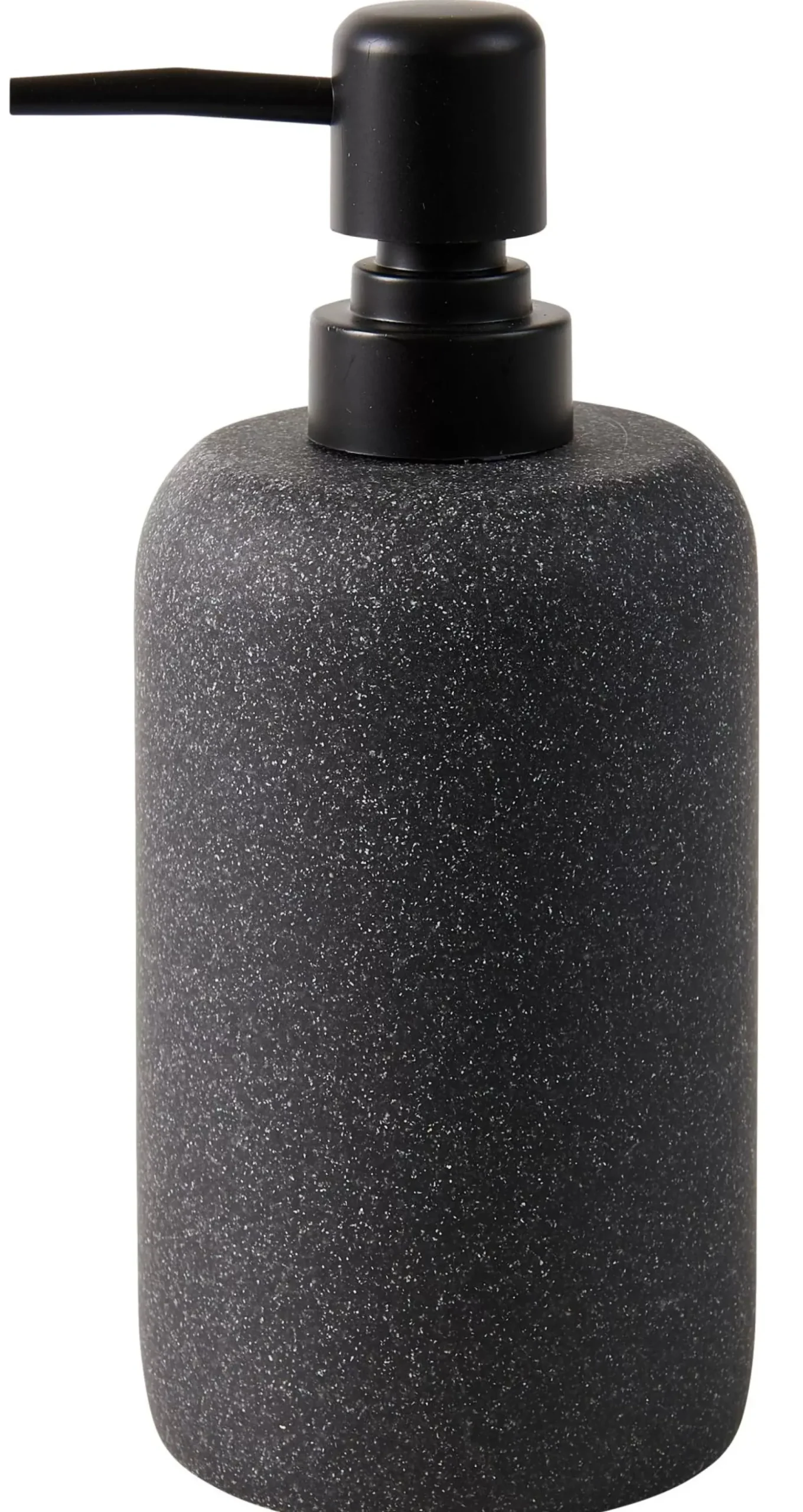 CASA Moon Dispensador De Jabon Negro, Gris Oscuro| Accesorios De Tocador