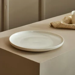 CASA Moon Plato Llano Blanco| Platos