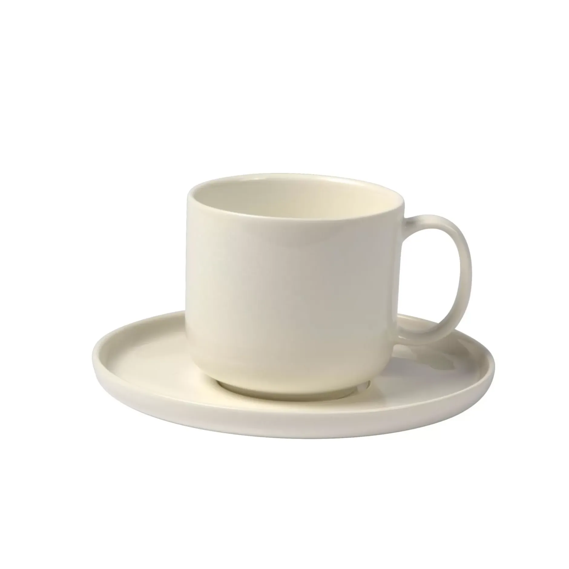 CASA Moon Taza Y Plato Blanco| Tazas