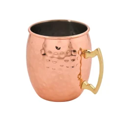 CASA Moscow Mule Vaso Dorado, Cobrizo| Accesorios Coctéles